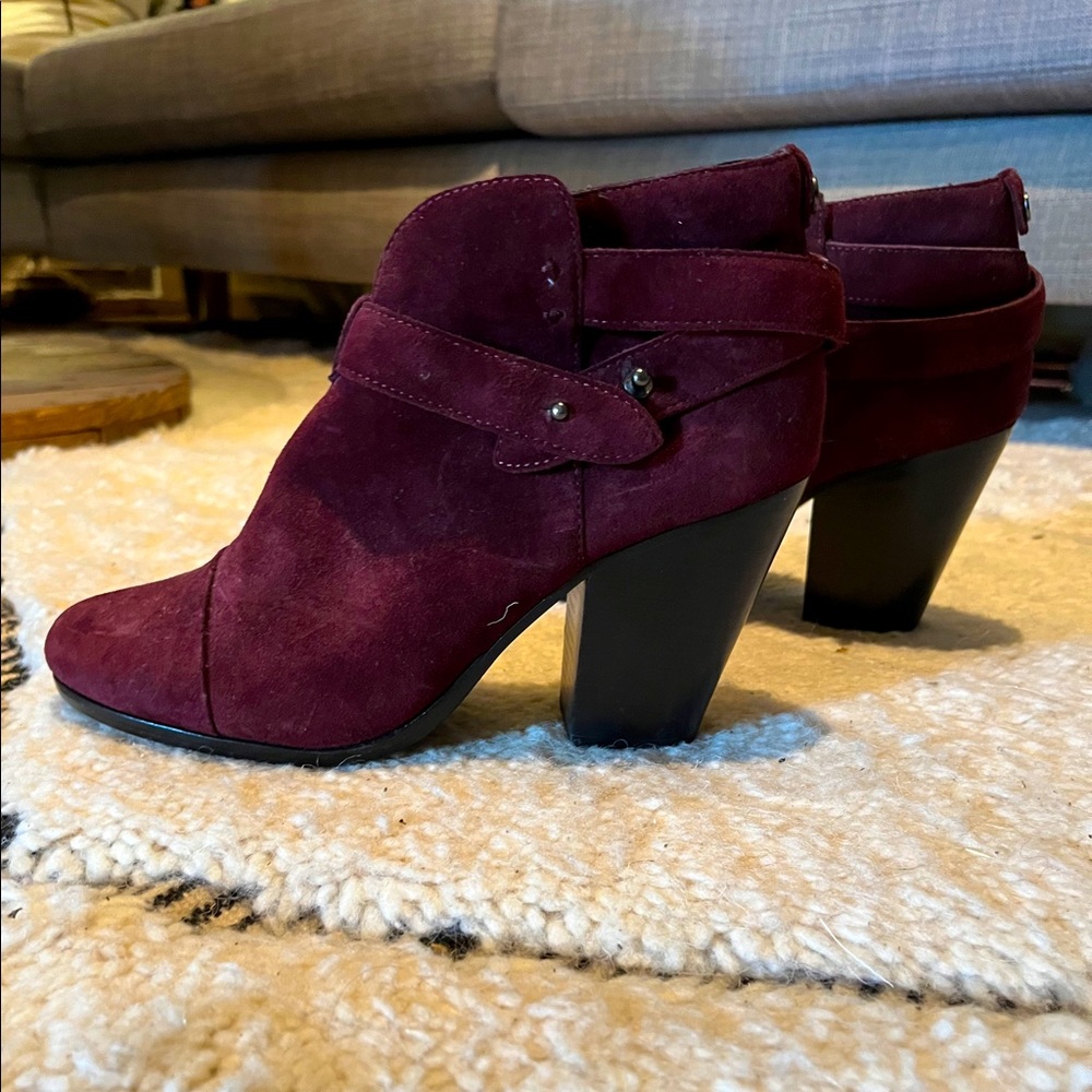 Rag & Bone burgundy ankle boots - never been worn